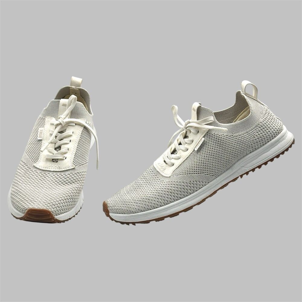 TRUE Linkswear All Day Knit II Mens Size 10.5 Off White Athletic Golf Sneakers